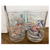 2 Walt Disney glasses