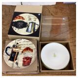 2 NEW sets of appetizer plates