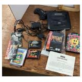 Sega Genesis game system with games