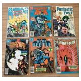 6 comic books