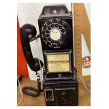 Vintage coin op pay phone converted to digital