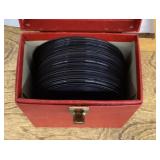 Carry case of 45 RPM record Sam