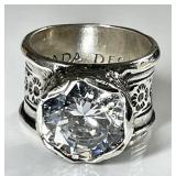 Silpada sterling silver "Queen for a Day" ring