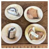 4 Williams Sonoma dessert plates