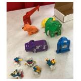 Lot of small toys