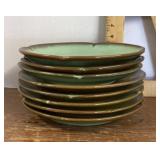 8 Frankoma Pottery plates