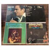4 Johnny Cash LPs