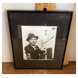 Framed Frank Sinatra photo