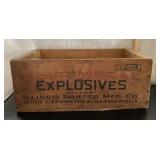Gold Medal Explosives wood crate