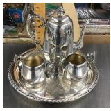 Rogers silverplate coffee service
