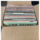 Box of LPs