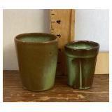 2 Frankoma Pottery cups