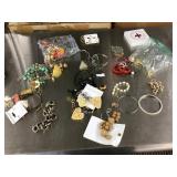 Collection of costume jewelry