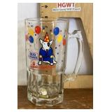 Libbey Spuds Mackenzie glass mug
