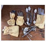 Silverplate flatware set