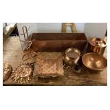 Assorted copper decor