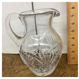 Heavy Waterford? glass pitcher