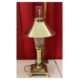 Brass desk lamp
