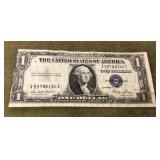 1935 Silver Certificate --damaged