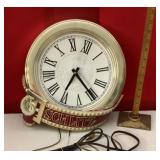 Schlitz beer clock light
