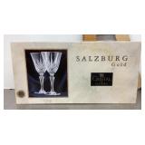 4 Cristal de Flandre glasses