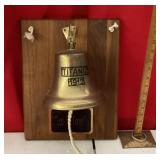 Titanic brass bell decor
