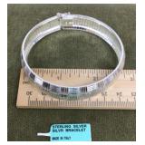 Sterling silver cuff bracelet