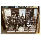Framed Jefferson Barracks band photo