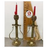 Brass candle holders