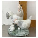 Artmark ceramic chickens figure