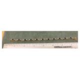 Sterling silver tennis bracelet