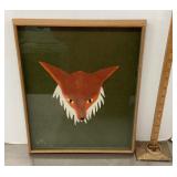 An original textile appliquï¿½ of fox