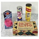 Vintage & newer toys --Lotto, Gyro, Pic-Up Sticks