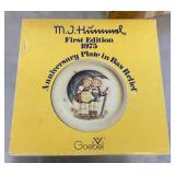 Hummel 1975 anniversary plate