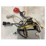 Whistle collection on lanyards