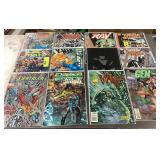 12 assorted comics