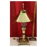 Brass desk lamp