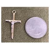 Gold filled crucifix pendant