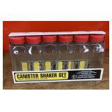 Canister shaker storage containers