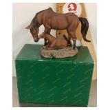 Arabian horse and foal figure