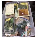 Model railroad layout scenery material