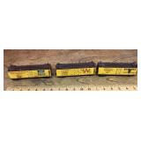 3 reefer cars