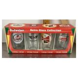 Budweiser retro glass collection