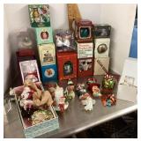 Tote of Christmas ornaments