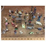 Cast metal mini figures