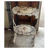 Cast iron plant stand