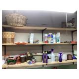 Contents of shelves