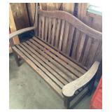 40" Sturdy outdoor bench