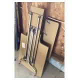 Folding work table