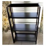 36" tall folding shelving unit